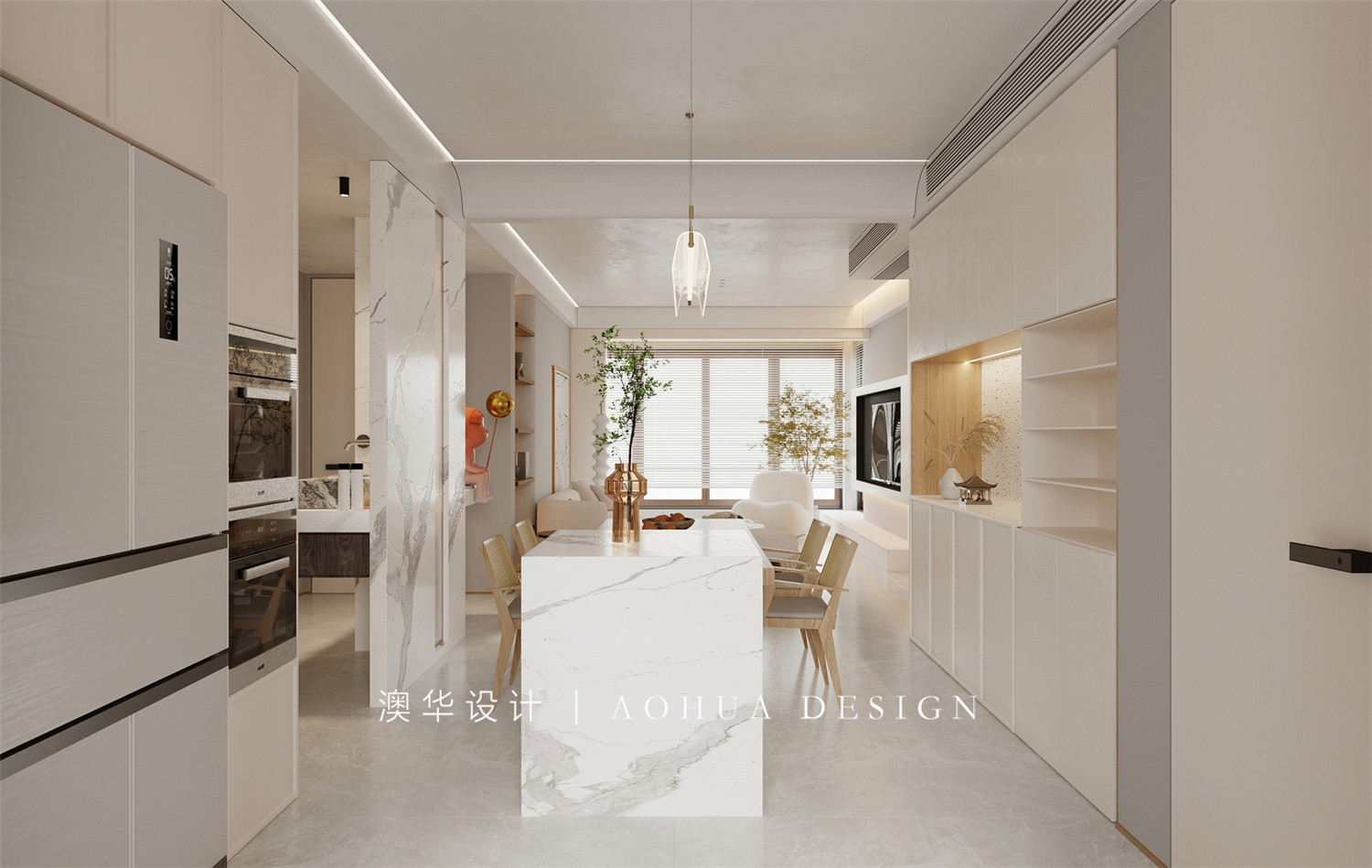 王家灣中央生活區(qū)126㎡奶油風